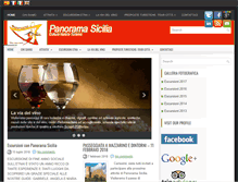 Tablet Screenshot of panoramasicilia.net